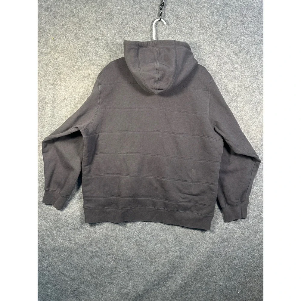 The North Face Mens Charcoal Grey Sherpa Lined Full Zip Hoodie XXL A16E TB3H‎